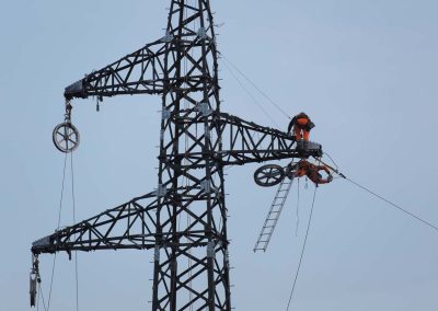 Costruzione e montaggio linea 110 kV sottostazione Vill – sottostazione Ahrental